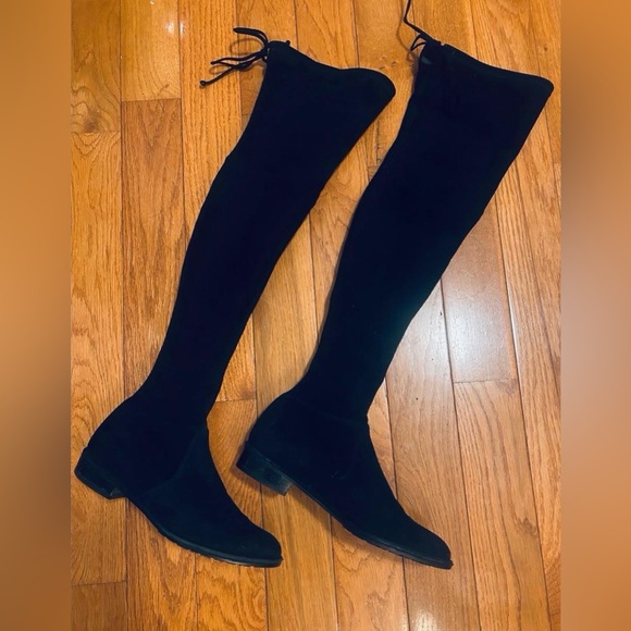 Stuart Weitzman Black Over-the-Knee Boots